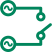 looped circuit icon looped circuit icon